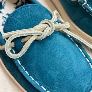 LL Bean Women's Campside Shoes Camp Moccasins- Blue